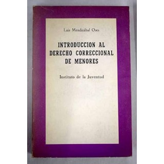 Introducción Al Derecho Correccional de Menores